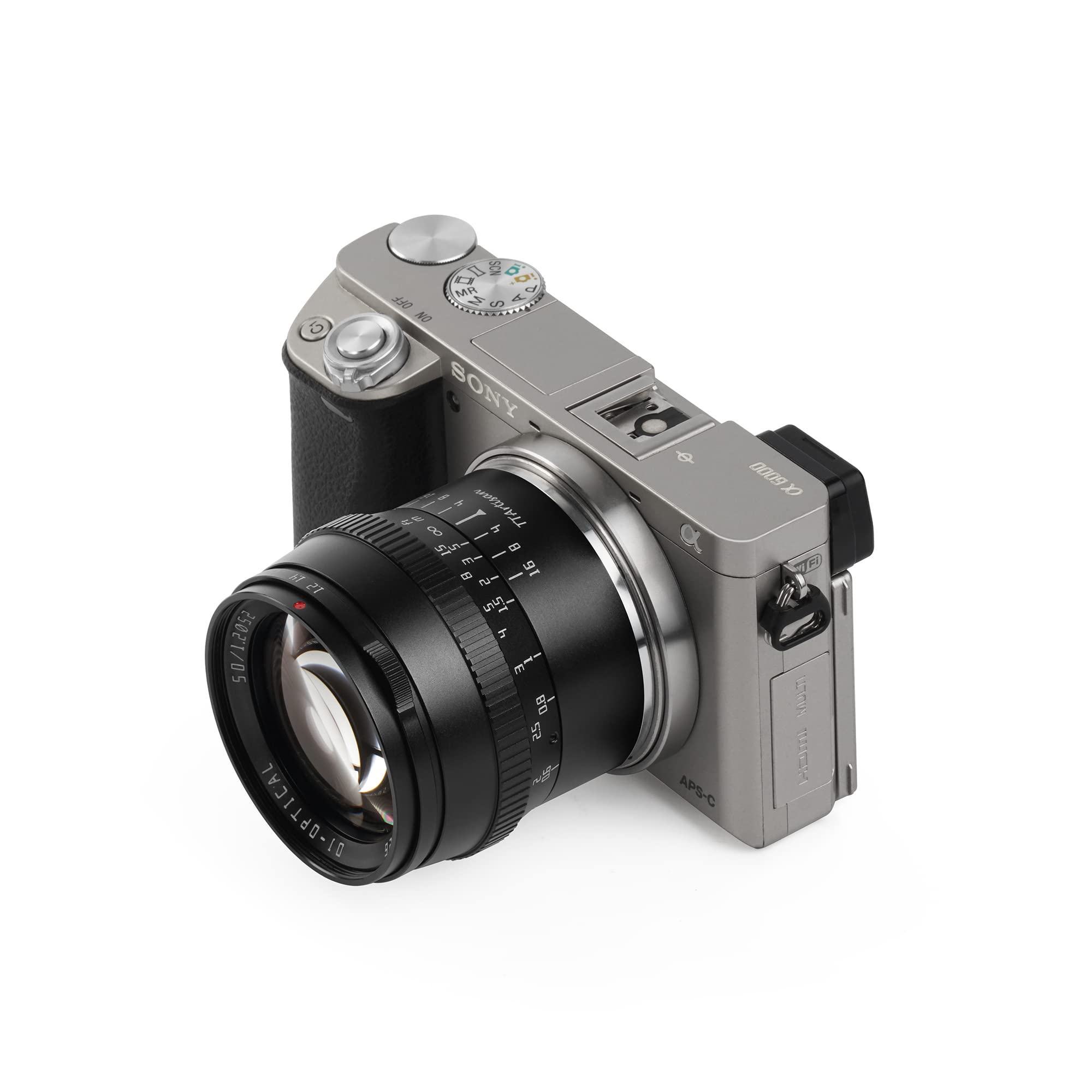 TTartisan 50mm f1.2 APSC Lens Compatible with Sony E Mount